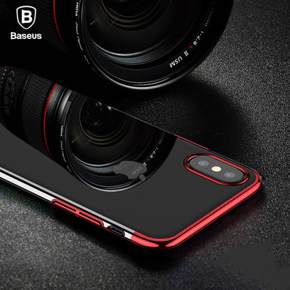 Baseus Silikon Hülle iPhone X Rot