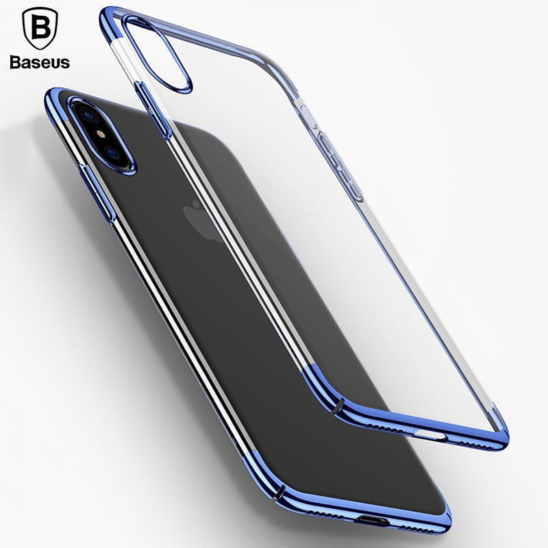 Baseus Silikon Hülle iPhone X Weiss