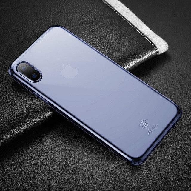 Baseus Silikon Case iPhone X Blau