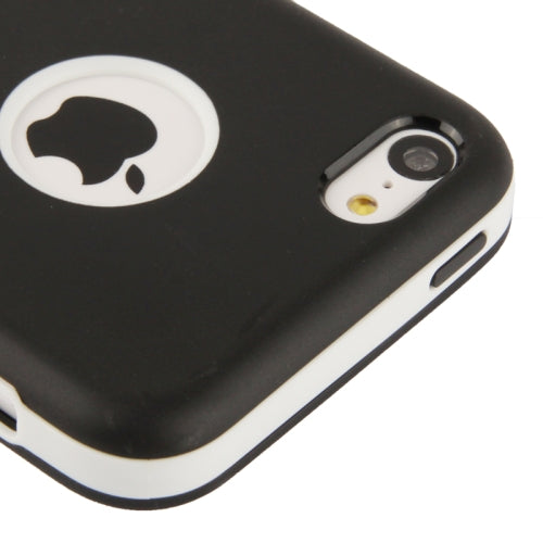 Schwarz mit Ständer Hülle Hard Case iPhone 5C