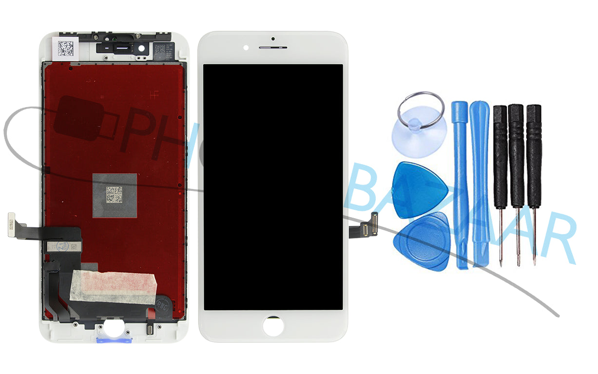 iPhone 8 Plus LCD OEM Display Weiss + Werkzeug