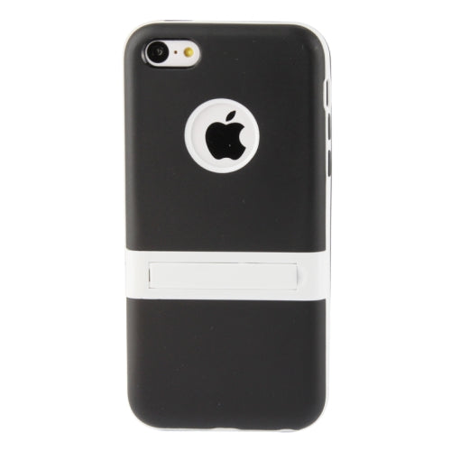 Schwarz mit Ständer Hülle Hard Case iPhone 5C