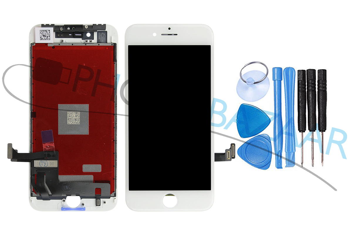 iPhone 8 LCD AAA Display Weiss + Werkzeug