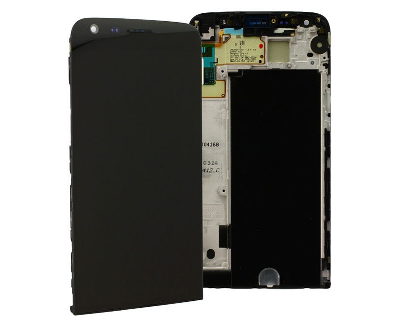 LG Optimus G5 H850 LCD Displaymit Rahmen Schwarz