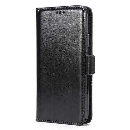 iPhone X Schwarz Book Leder Tasche