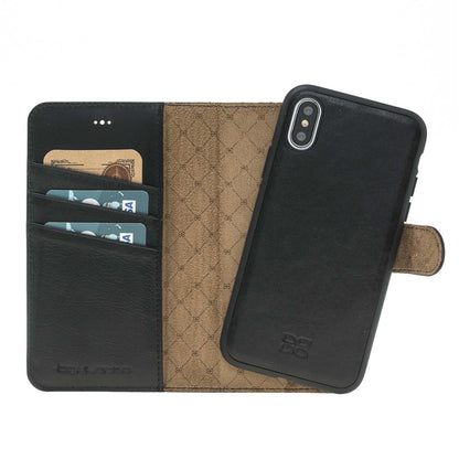 Bouletta Echt Leder Magic Wallet iPhone X Schwarz