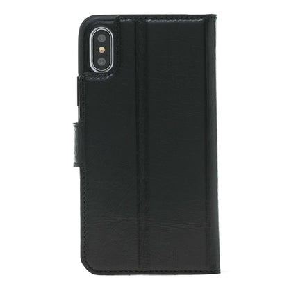 Bouletta Echt Leder Magic Wallet iPhone X Schwarz