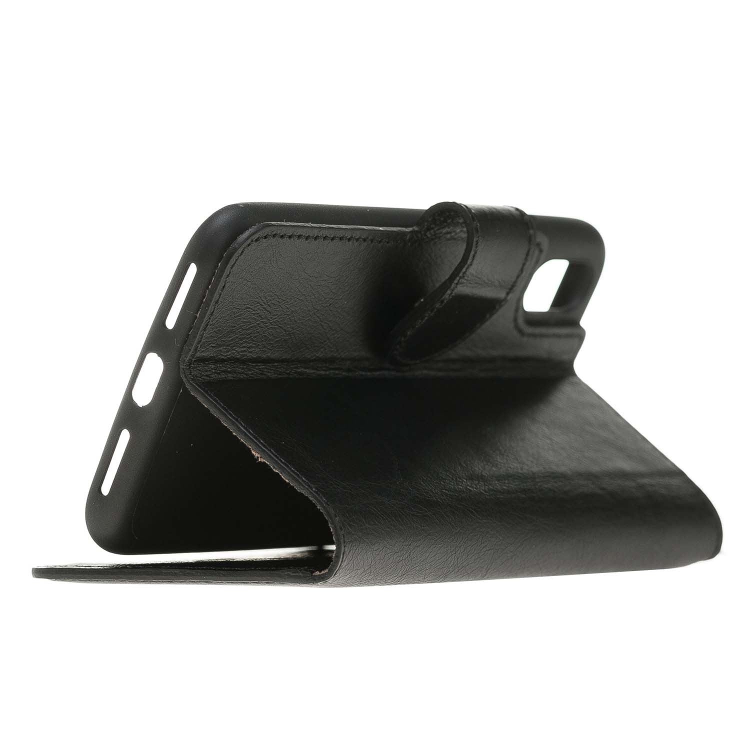 Bouletta Echt Leder iPhone X Book Wallet Schwarz
