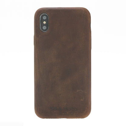 Bouletta Echt Leder Case iPhone X Ultra Cover Braun