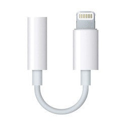 Apple Headset Jack Adapter MMX62ZM/A Lightning auf 3,5mm