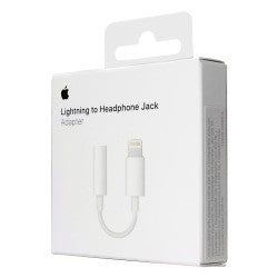 Apple Headset Jack Adapter MMX62ZM/A Lightning auf 3,5mm