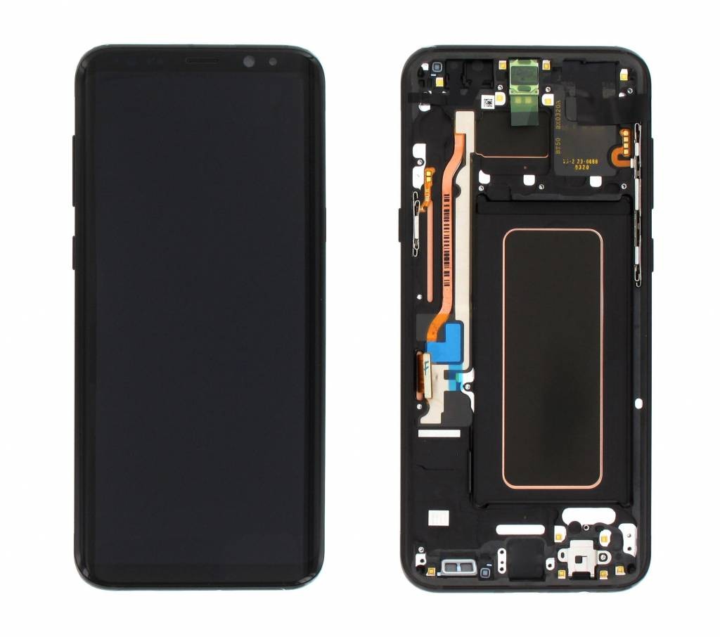 Original LCD Display Samsung G955F Galaxy S8+ Schwarz