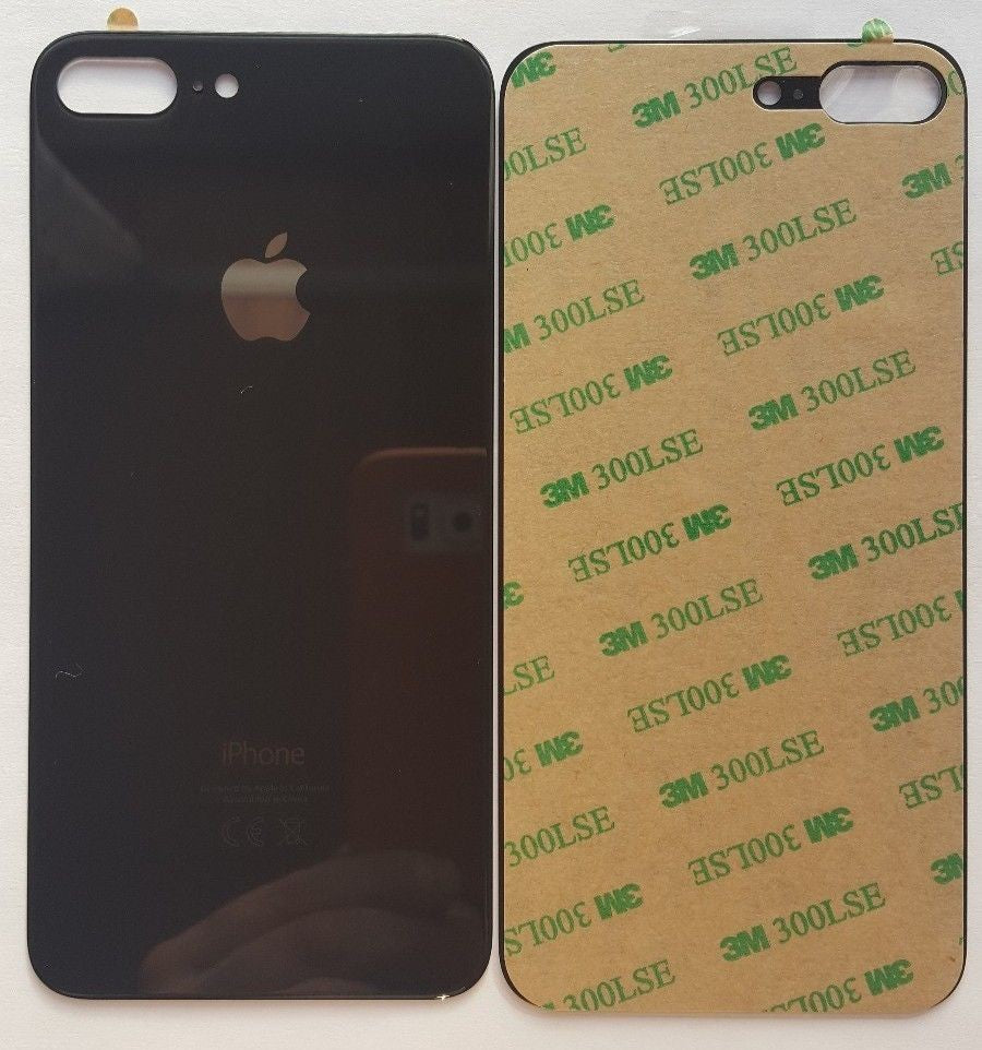 iPhone 8 Plus Backglass Akku Deckel Schwarz