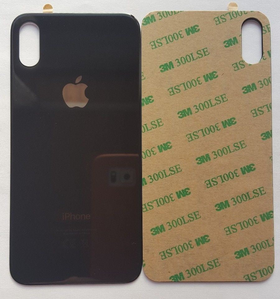 iPhone X Backglass Akku Deckel Schwarz
