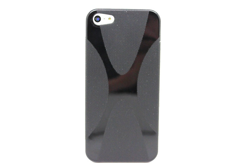 Schwarz TPU Silikon Schutzhülle Case iPhone 5 / 5S / SE
