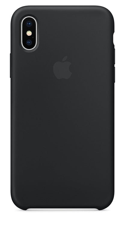 Apple iPhone X Silicon Case - Schwarz