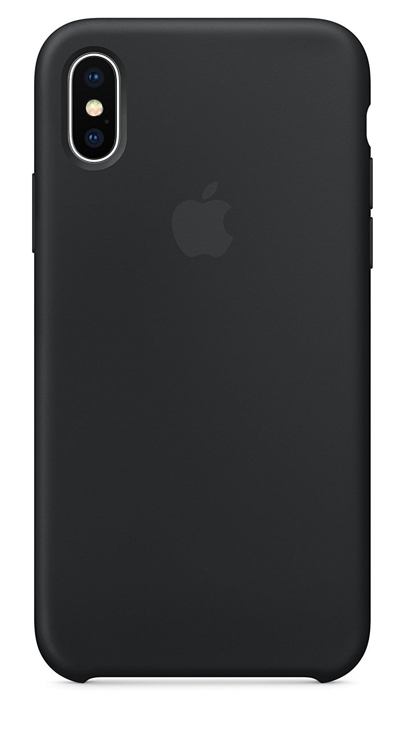 Apple iPhone X Silicon Case - Schwarz