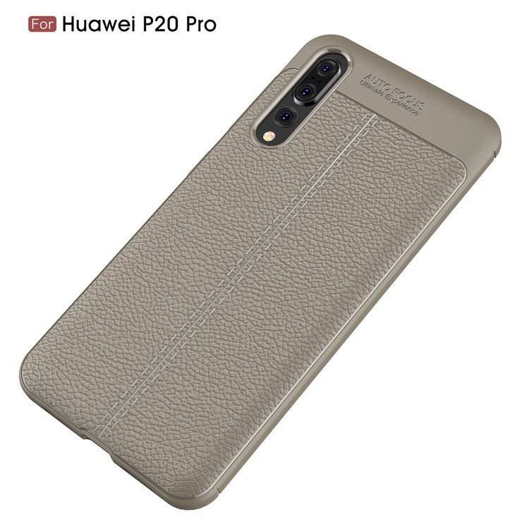 Huawei P20 Pro Luxushülle Leder Backcover Beige