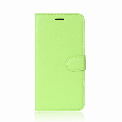 Leder Book Case Etui Huawei P20 Grün