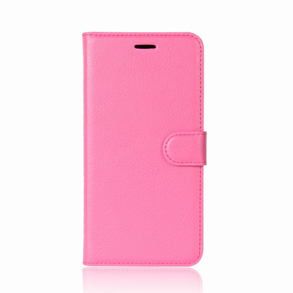 Leder Book Case Etui Huawei P20 Pro Rosa