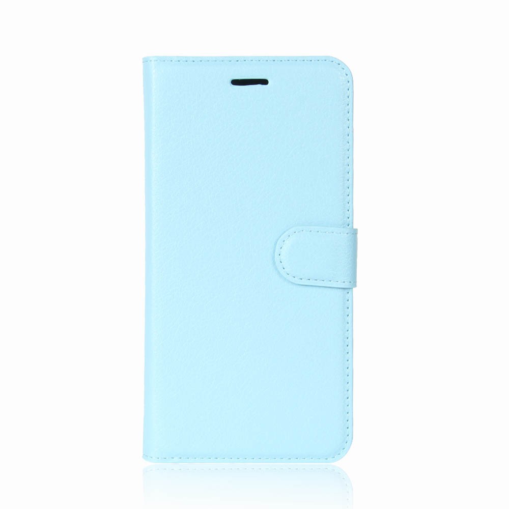Leder Book Case Etui Huawei P20 Pro Blau