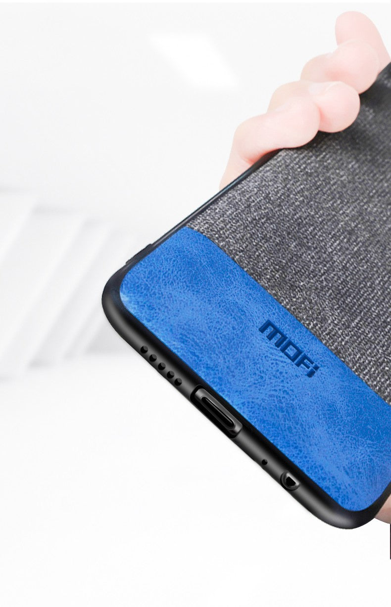 MOFI Huawei P20 LITE Silikon Stoff Leder Hülle