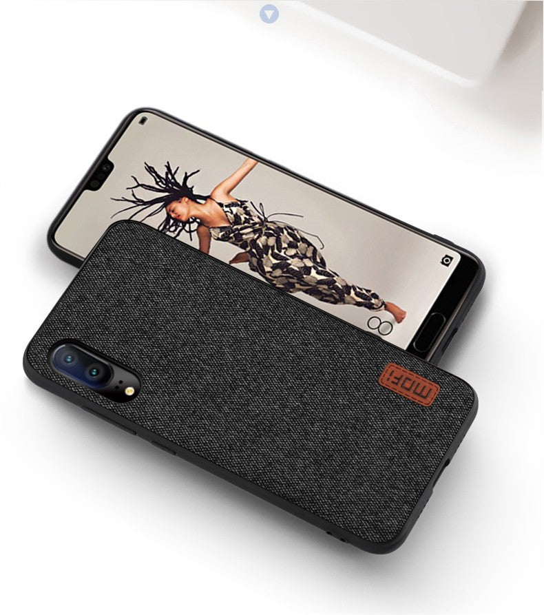 MOFI Huawei P20 Silikon Stoff Hülle