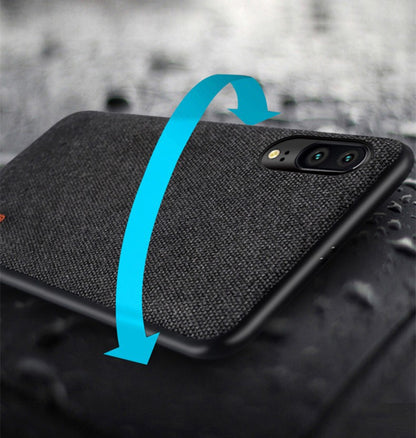 MOFI Huawei P20 Silikon Stoff Hülle