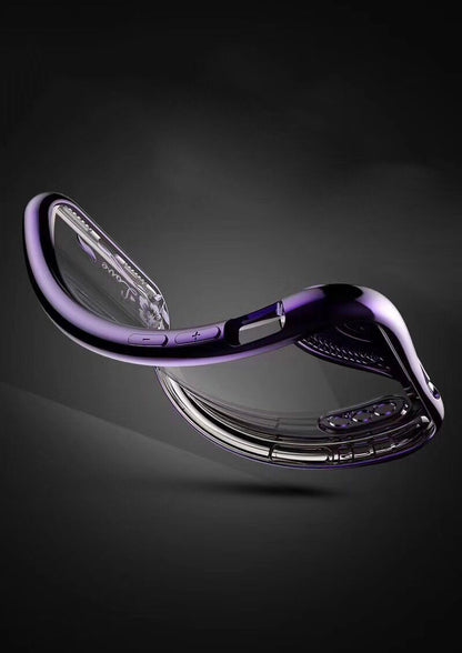 Bling Glitzer Silikon Hülle iphone X Schwarz