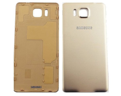 Akkudeckel Batterie Cover Galaxy Alpha Gold