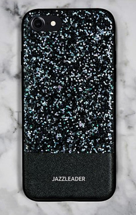 Bling Cover Hülle iPhone 7 & 8 Schwarz