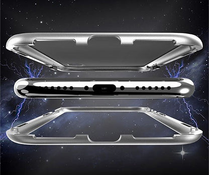 360° Magnet Cover iPhone 7 Plus & 8 Plus Weiss