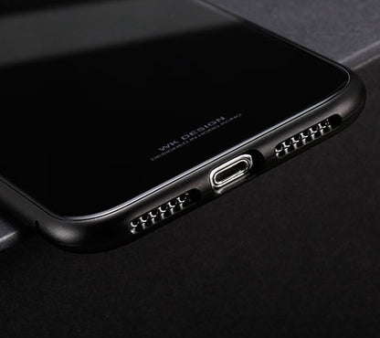 360° Magnet Cover Hülle iPhone 7 & 8 Schwarz + Panzer