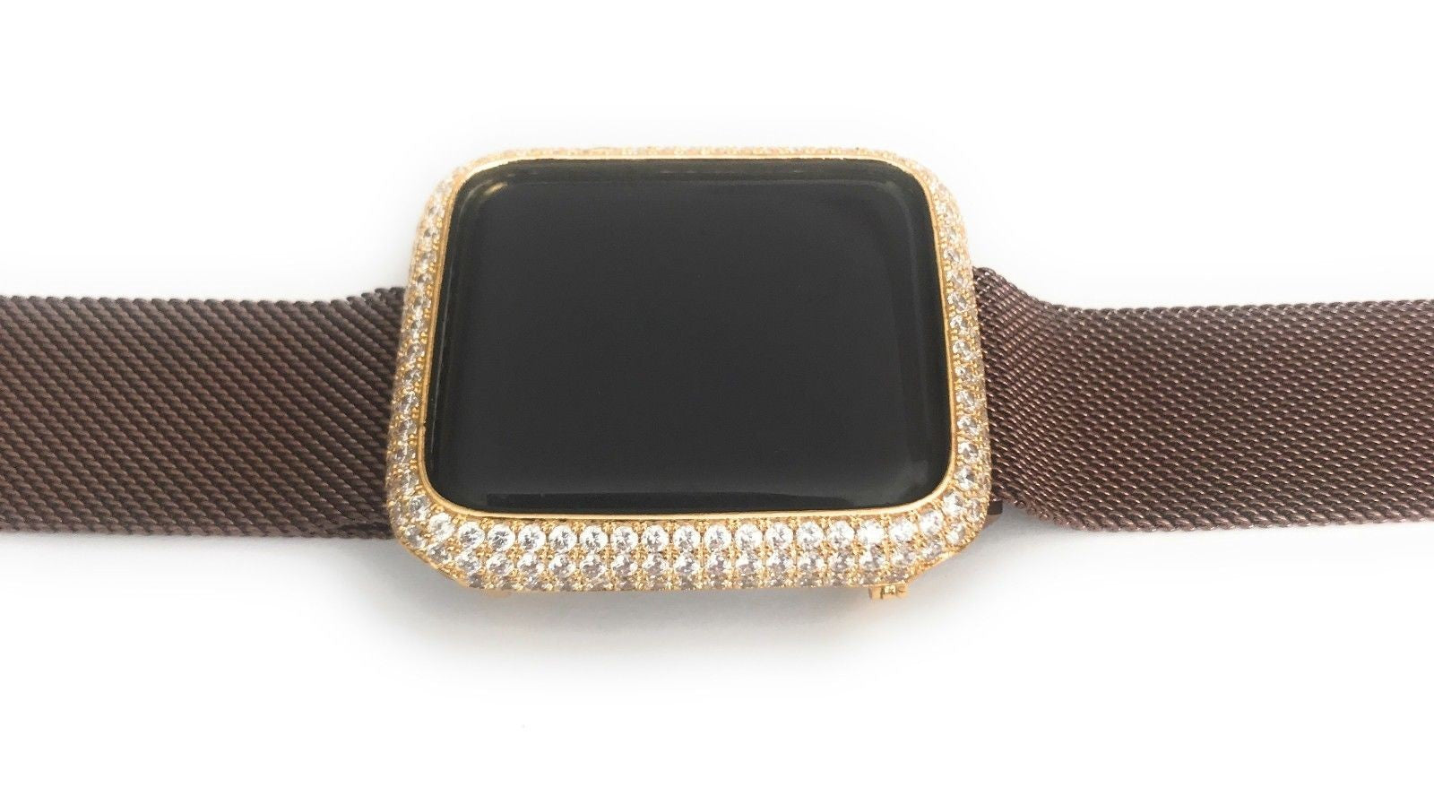 Bling Diamant Edelstahl Case für Apple Watch 3 2 1 42mm