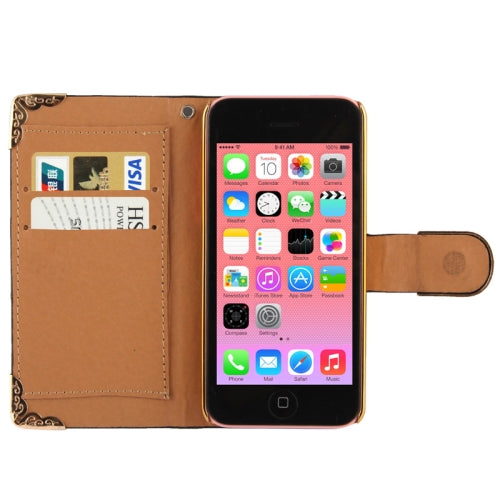Bling Bling Book Case Schwarz iPhone 5 / 5S / SE