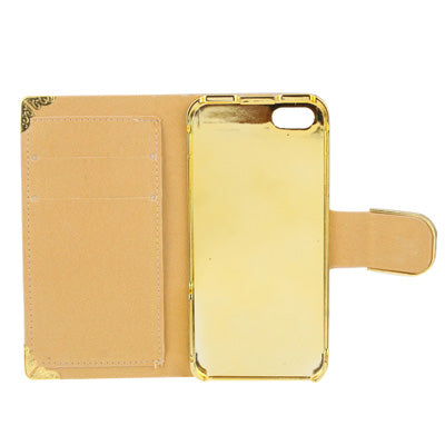 Bling Bling Book Case Schwarz iPhone 5 / 5S / SE