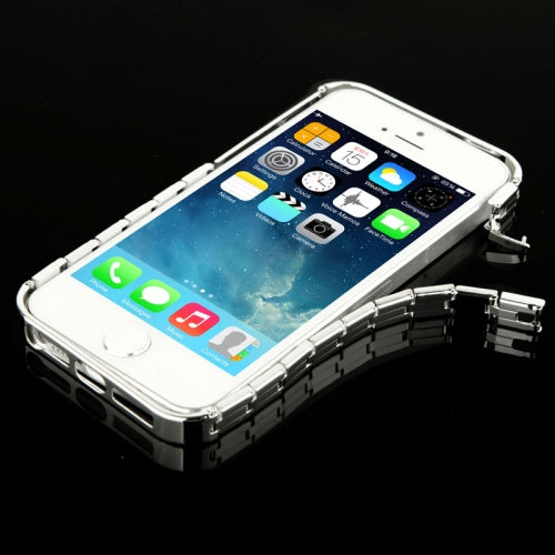 Alu Bumper Kette Schutzhülle Cover Case Silber iphone 5 / 5S /