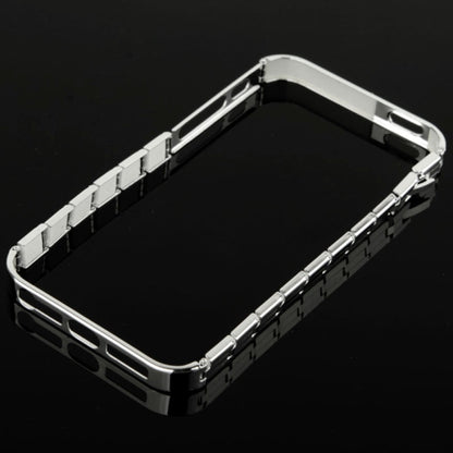 Alu Bumper Kette Schutzhülle Cover Case Silber iphone 5 / 5S /