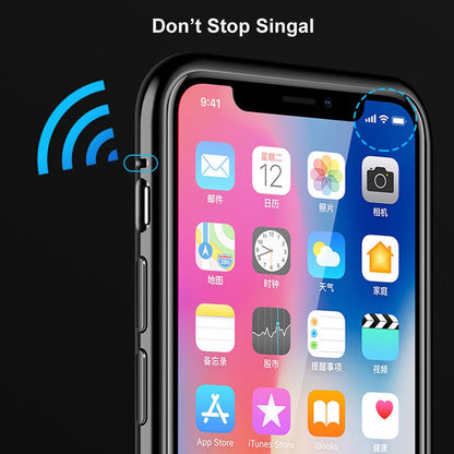 360° Magnet Cover Hülle iPhone X Rot