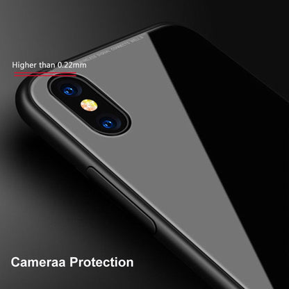 360° Magnet Cover Hülle iPhone X Rot