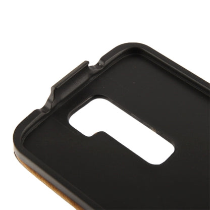 Schwarz Flip Leder Etui Tasche LG G2