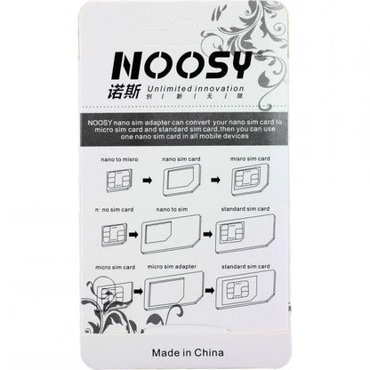 Noosy Nano SIM Adapter Set inkl. Sim Entname Nadel