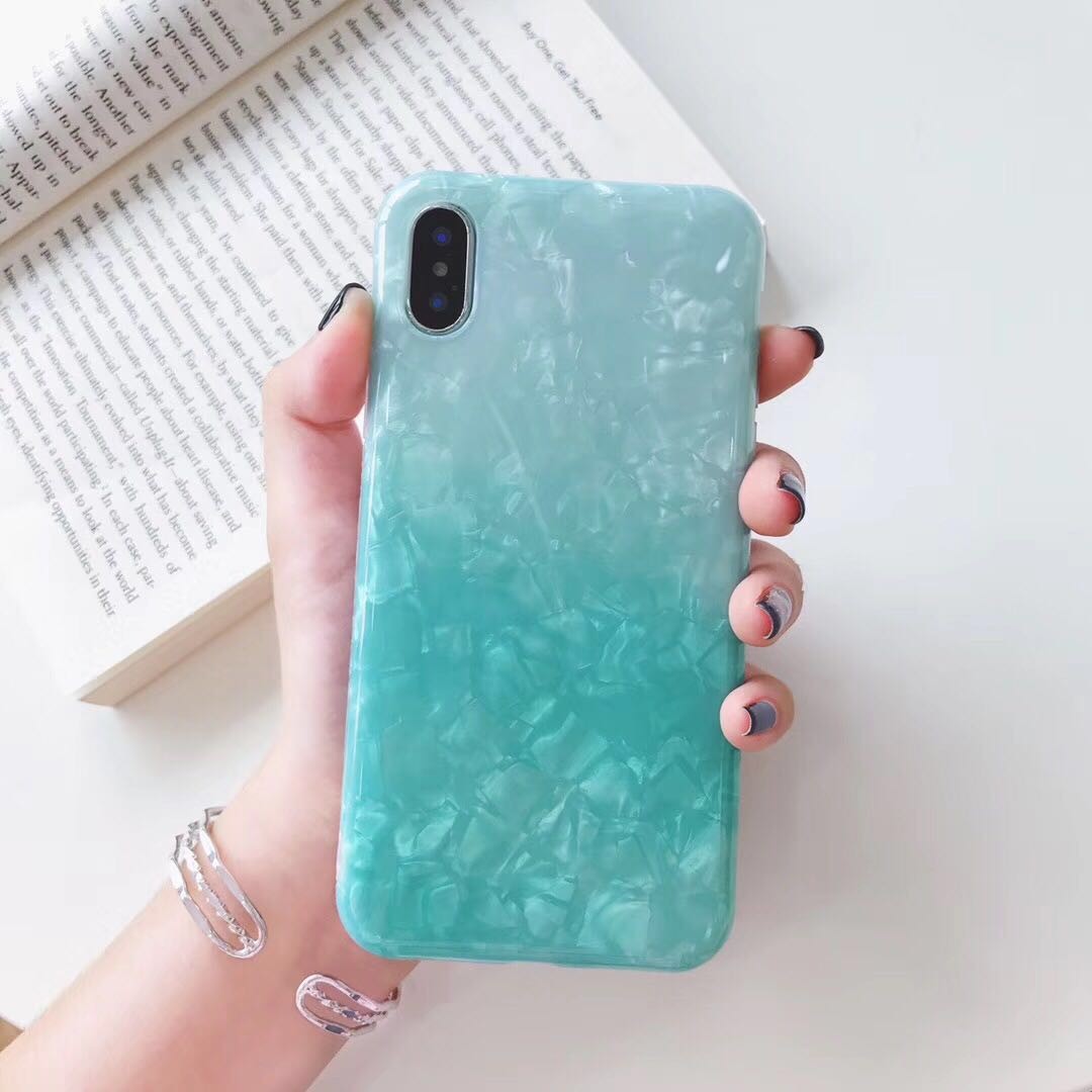 Marmor Silikon TPU Hülle iphone X