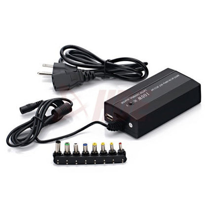 100W Adapter AC/DC 10-Teilig Universal Set für Laptop