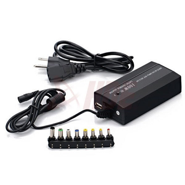 100W Adapter AC/DC 10-Teilig Universal Set für Laptop