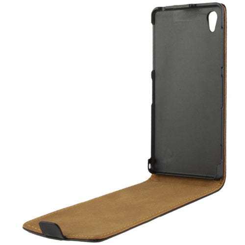 Schwarz Flip Leder Etui Tasche Sony Xperia Z2 / L50w