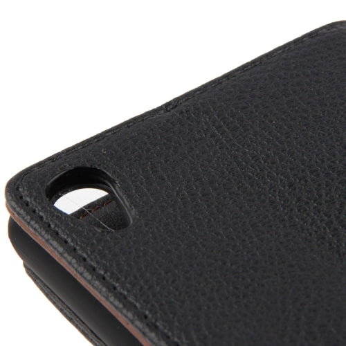 Leder Kreditkarte Ledertasche Etui Sony Xperia Z2 / L50w Schwarz