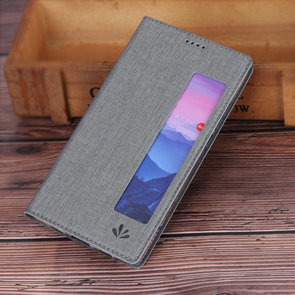 Huawei P20 Pro Vili Hülle Fenster Bookcover Grau