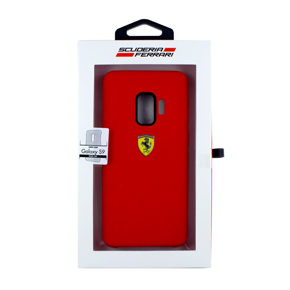Ferrari - Urban Silikon Cover G960F Galaxy S9 Red