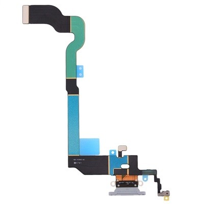 iPhone X Ladebuchse Dock Connector Port Flex Weiss